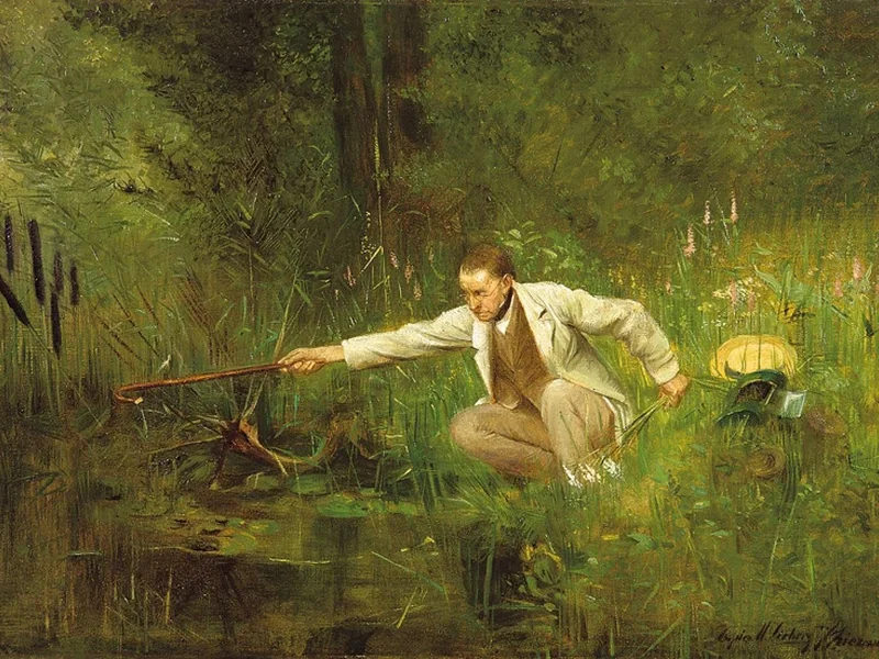 1850-Carl Ziermann - Il botanico